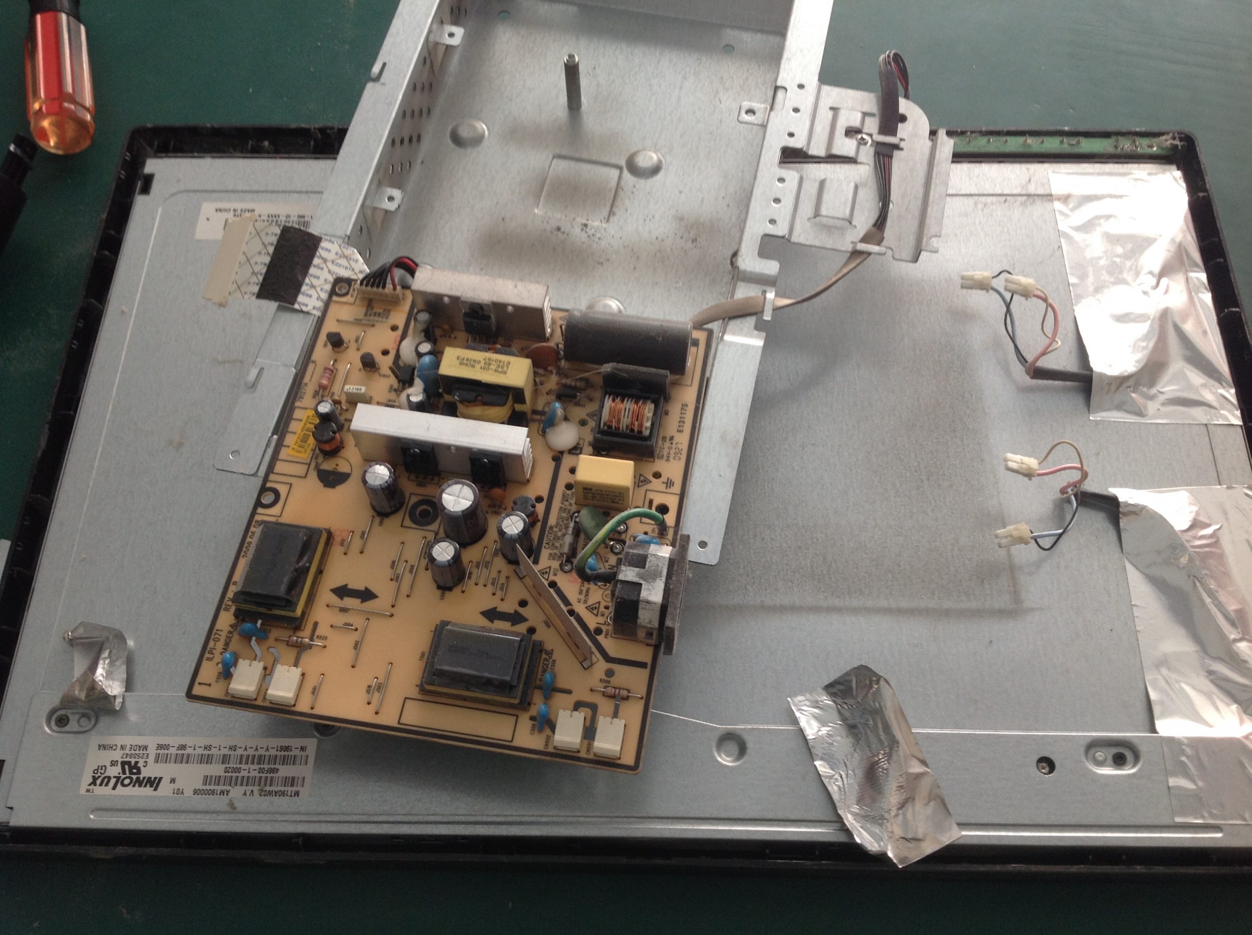 จอ LG W1934S-BN เปิดไม่ติด