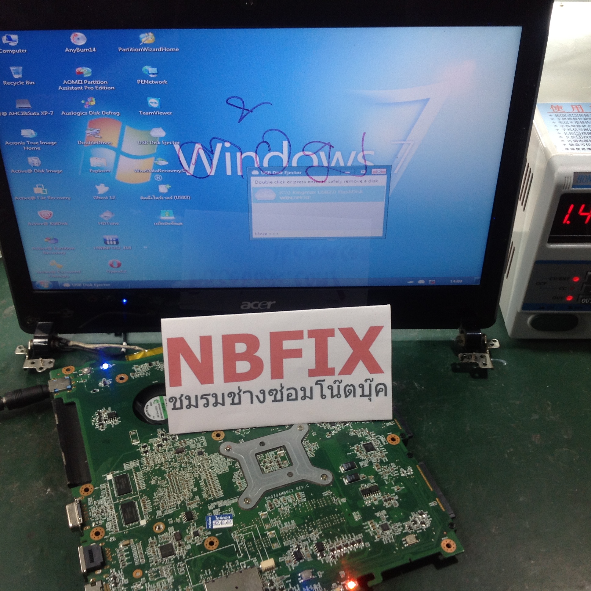 ACER 4552G ไม่มีภาพ