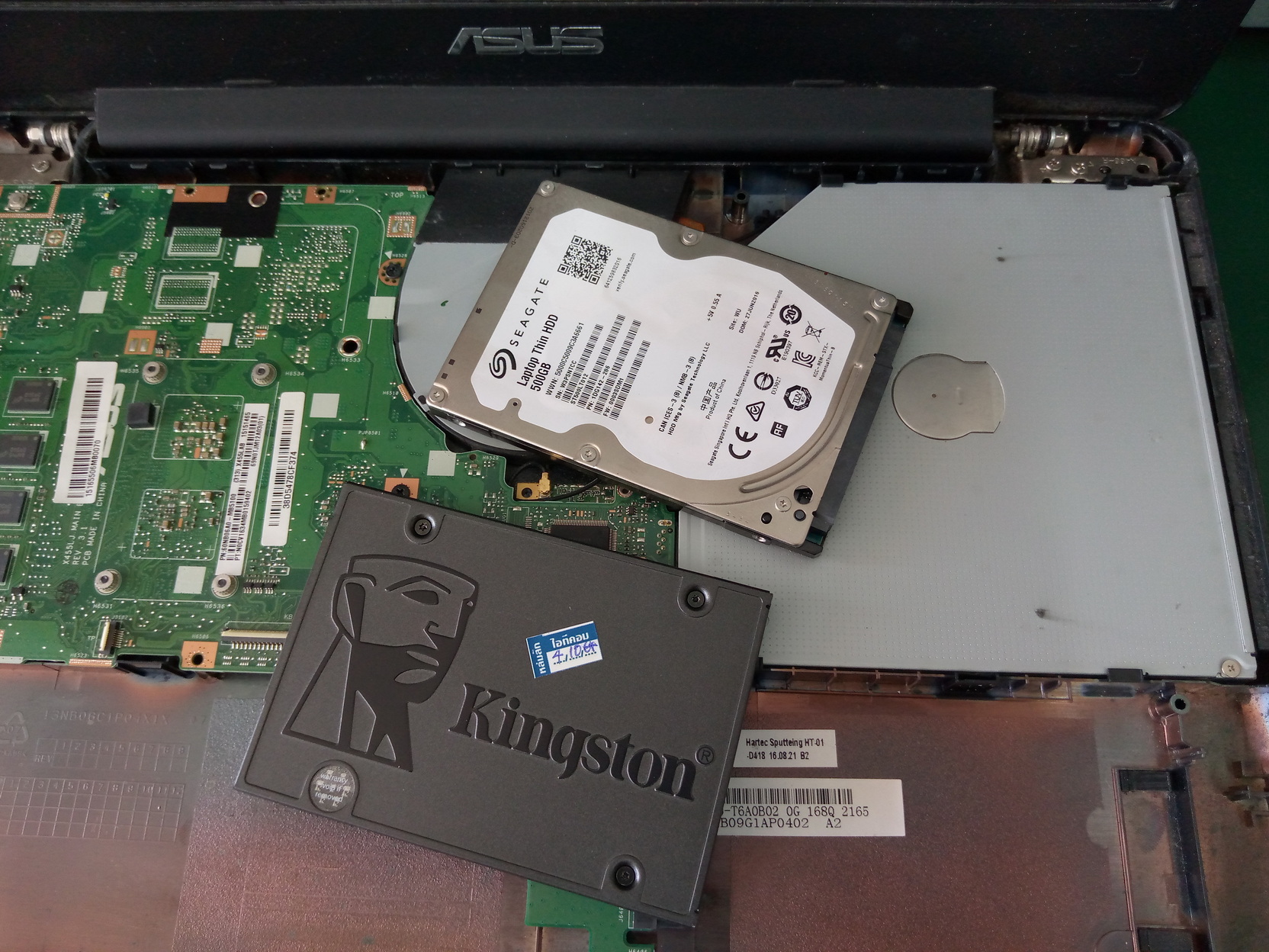 ASUS K455LA เปลี่ยน SSD