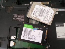 TOSHIBA C640 เปลี่ยน SSD