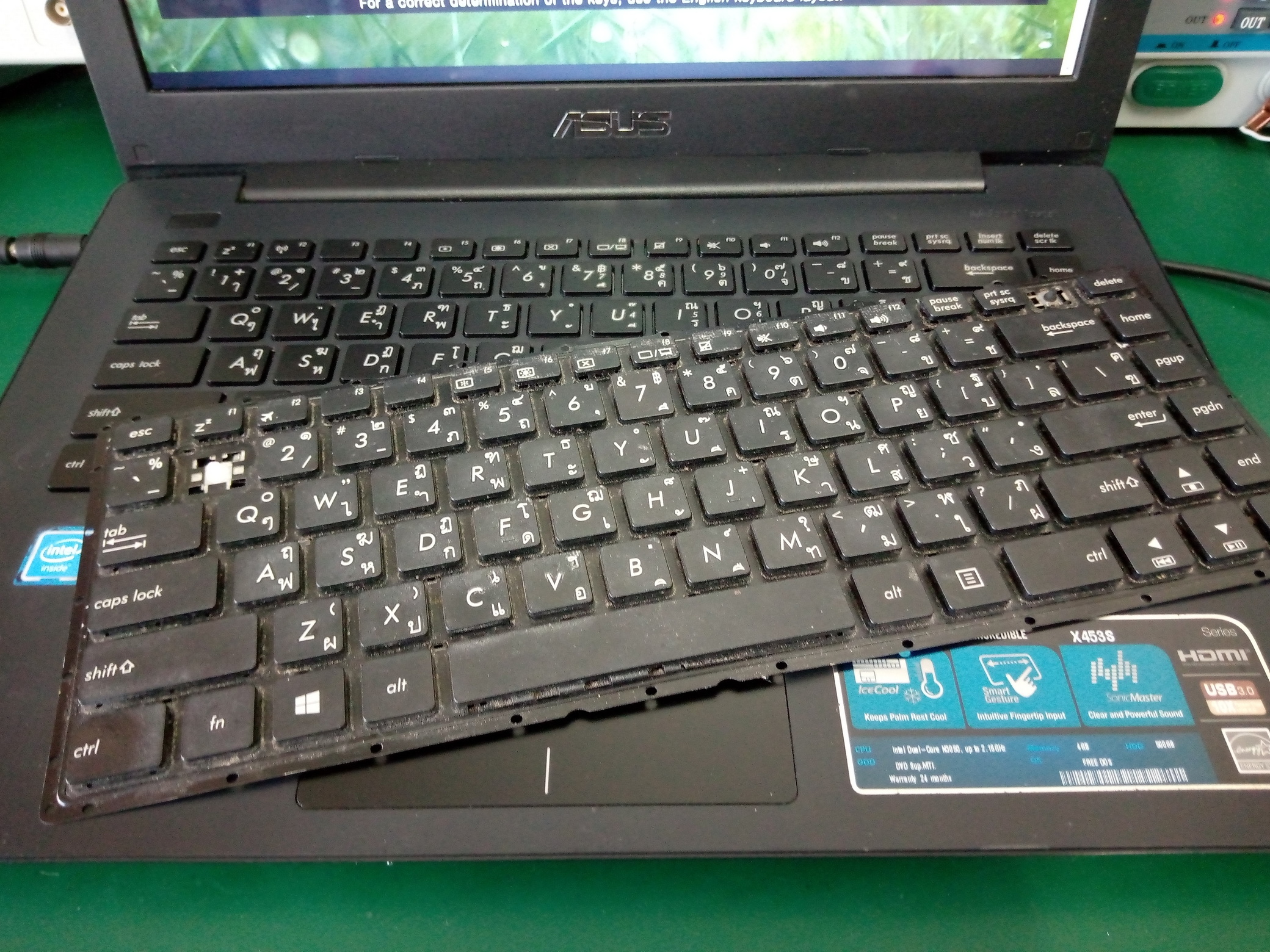 ASUS X453S เปลี่ยน Keyboard