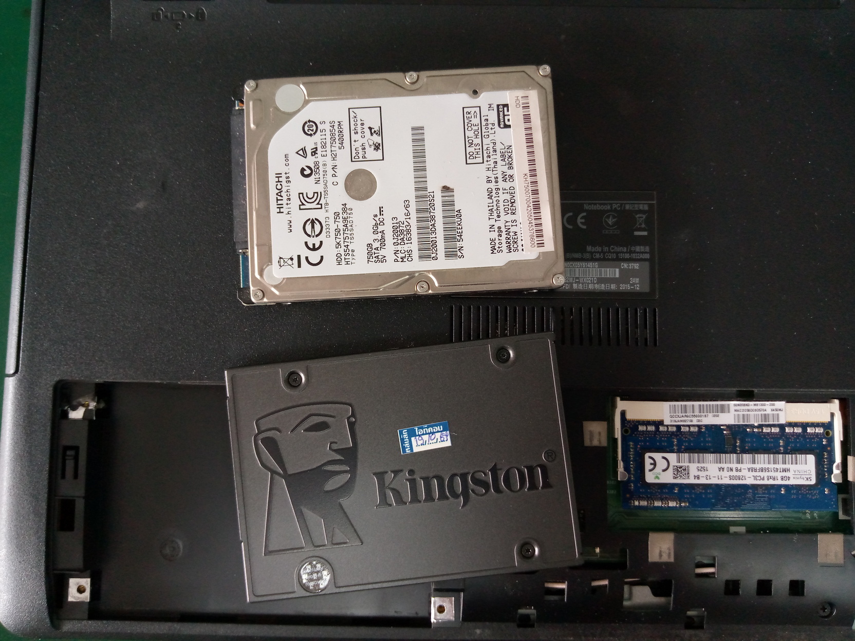 ASUS X452M เปลี่ยน SSD