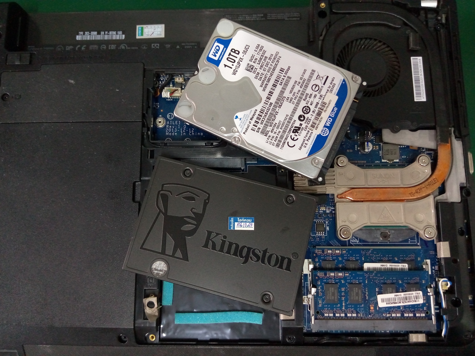 LENOVO E440 เปลี่ยน SSD